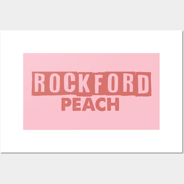 Rockford Peach Wall Art by Tekad Rasa